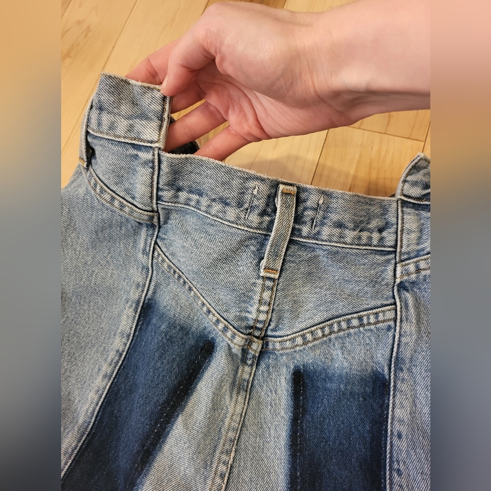 SOLD - AGOLDE PIECED ANGLED JEANS - Picture 11 of 16